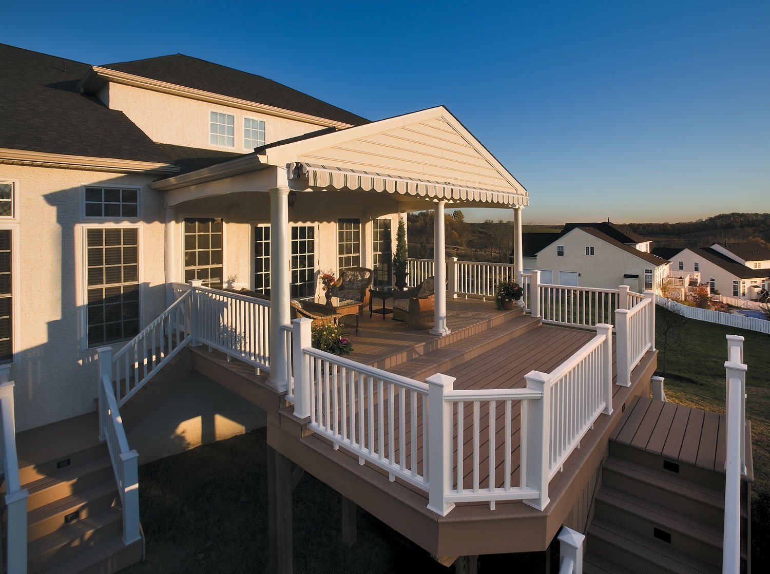 Outdoor living and screened porches