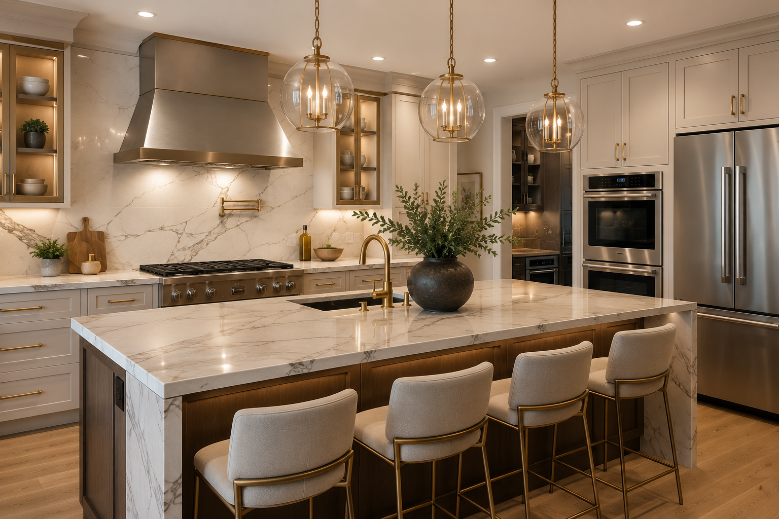 Kitchen remodeling project — cabinets and layout